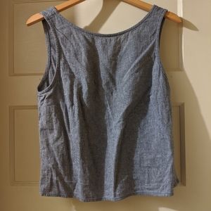 chambray tank top